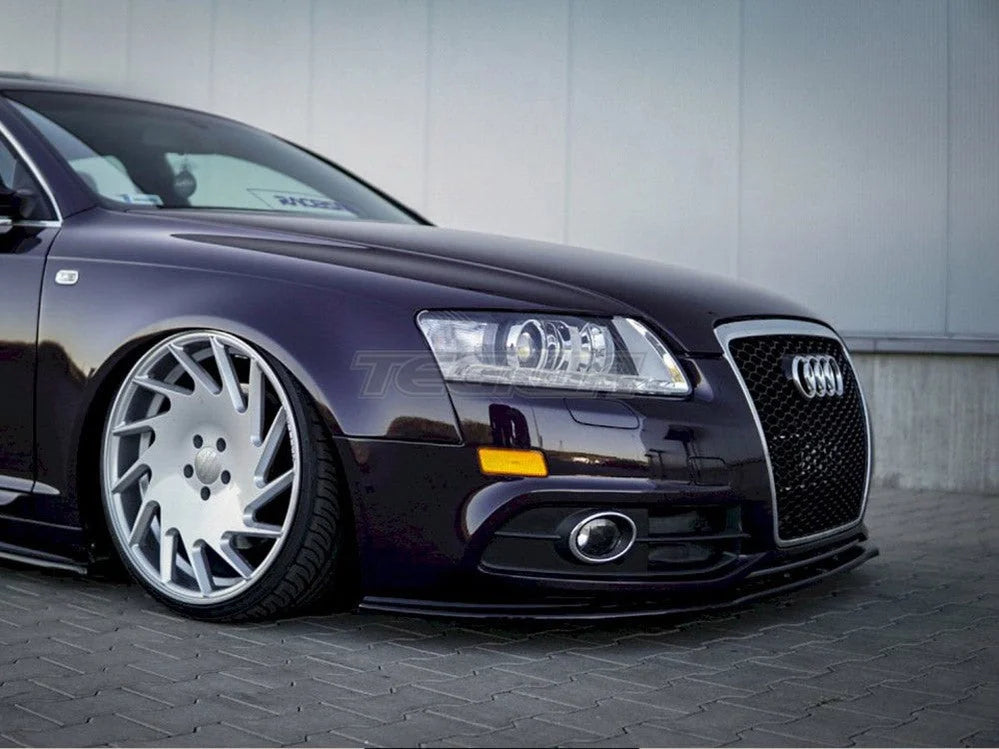 Maxton Design Front Splitter Audi A6 C6 S-line Facelift Sedan 09-11
