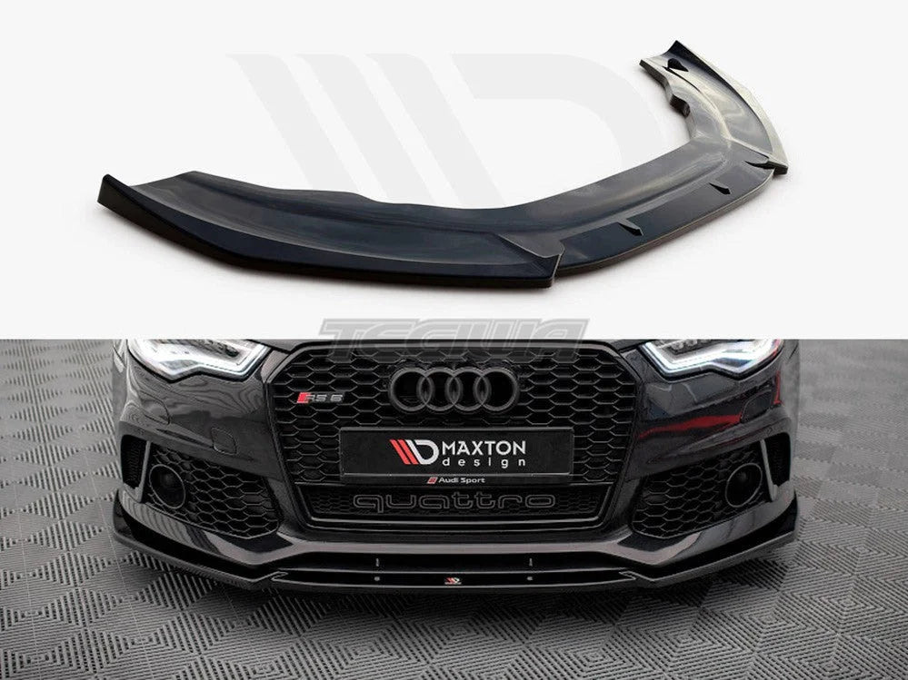 Maxton Design Front Splitter Audi A6 RS6 Style C7 11-17