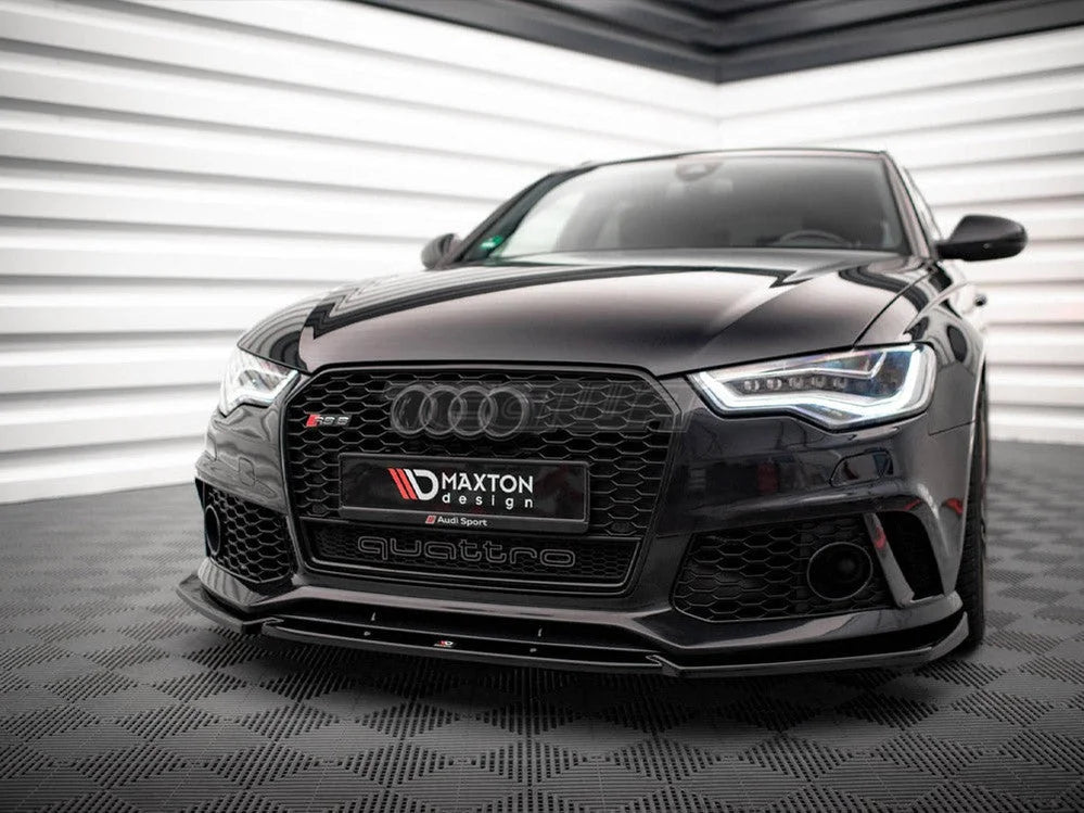 Maxton Design Front Splitter Audi A6 RS6 Style C7 11-17