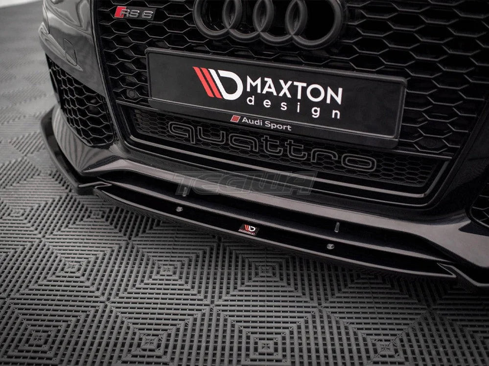 Maxton Design Front Splitter Audi A6 RS6 Style C7 11-17