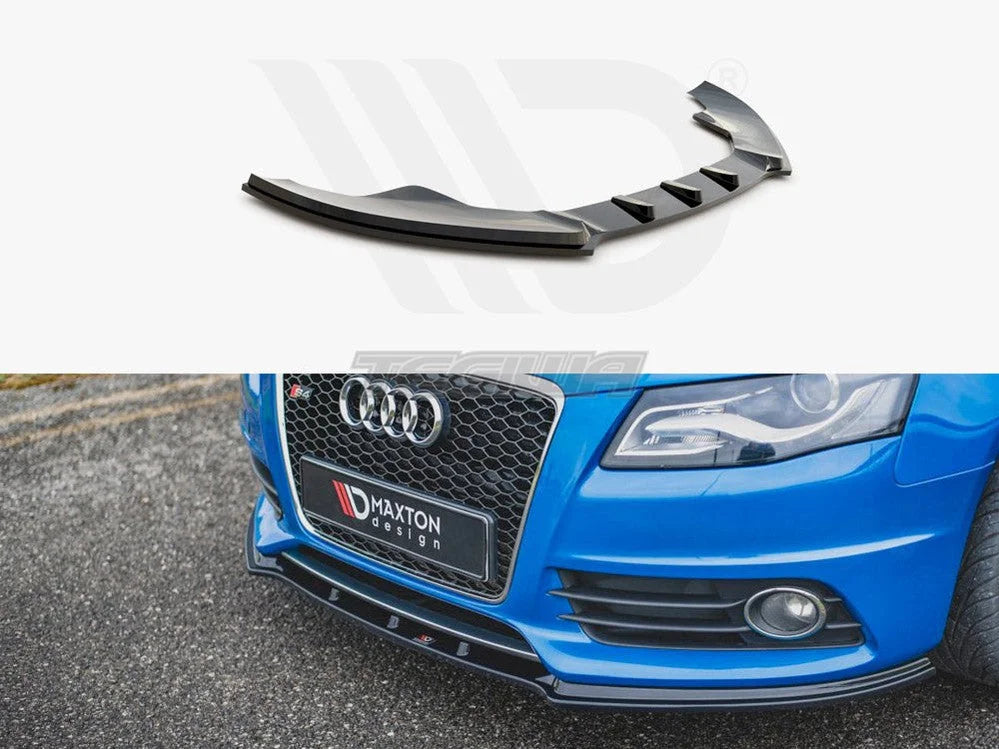 Maxton Design Front Splitter Audi S4 A4 S Line 09-11