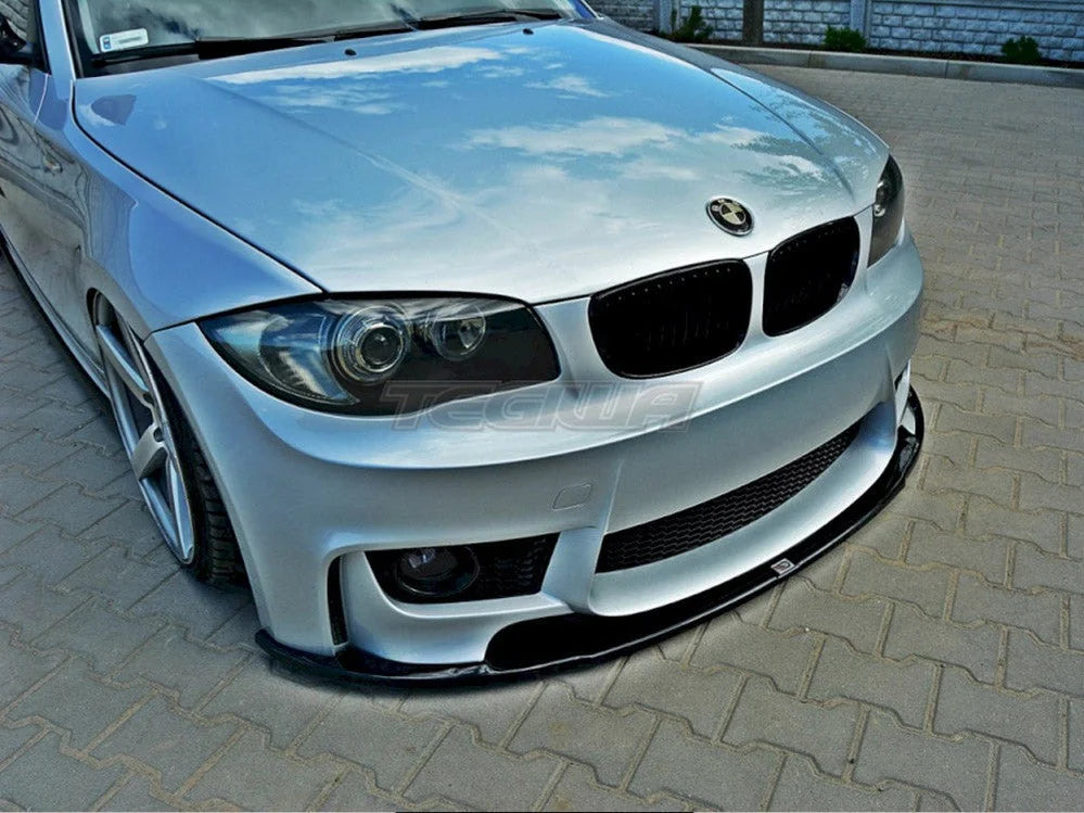 Maxton Design Front Splitter BMW 1-Series E87 M-design 09-08