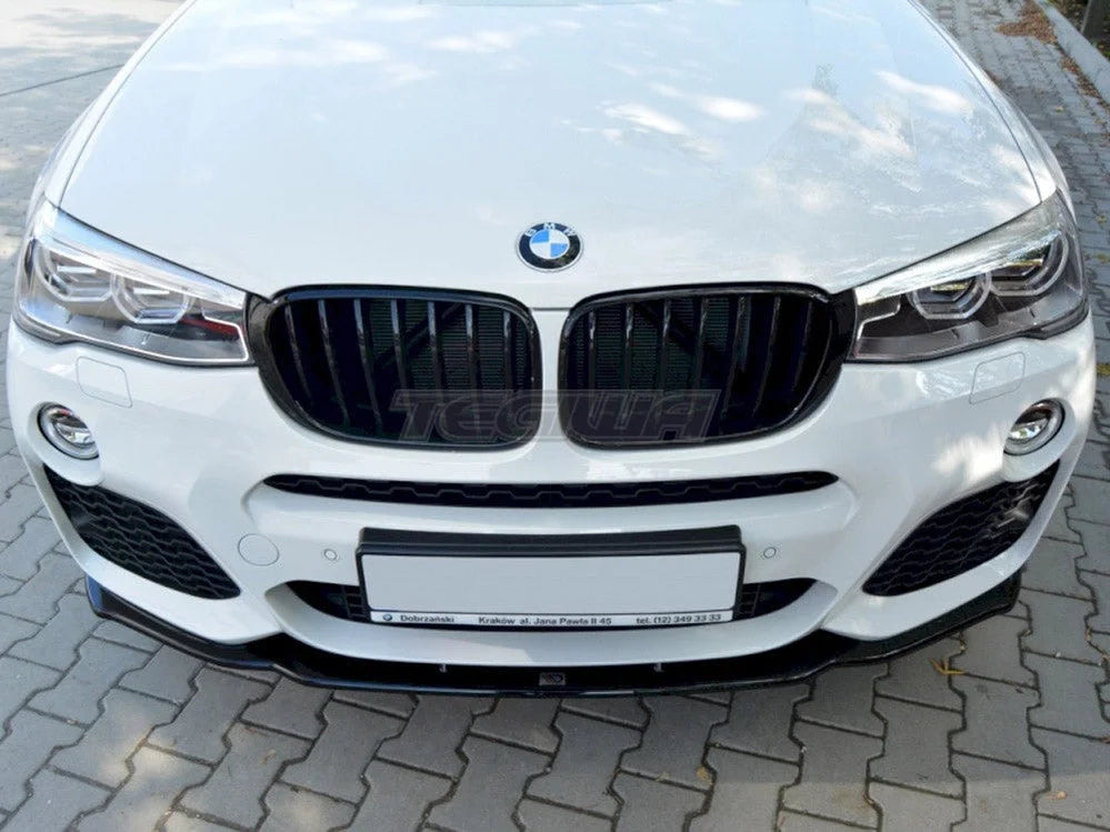 Maxton Design Front Splitter BMW X4 M-pack 2014-UP