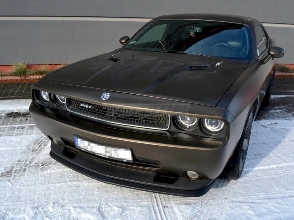 Maxton Design Front Splitter Dodge Challenger MK3 PHASE-1 SRT8 Coupe 2008-14