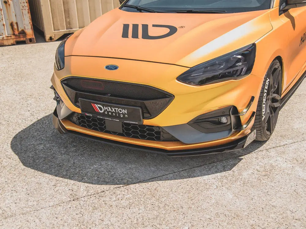 Maxton Design Front Splitter Flaps Ford Focus ST MK4 2019-