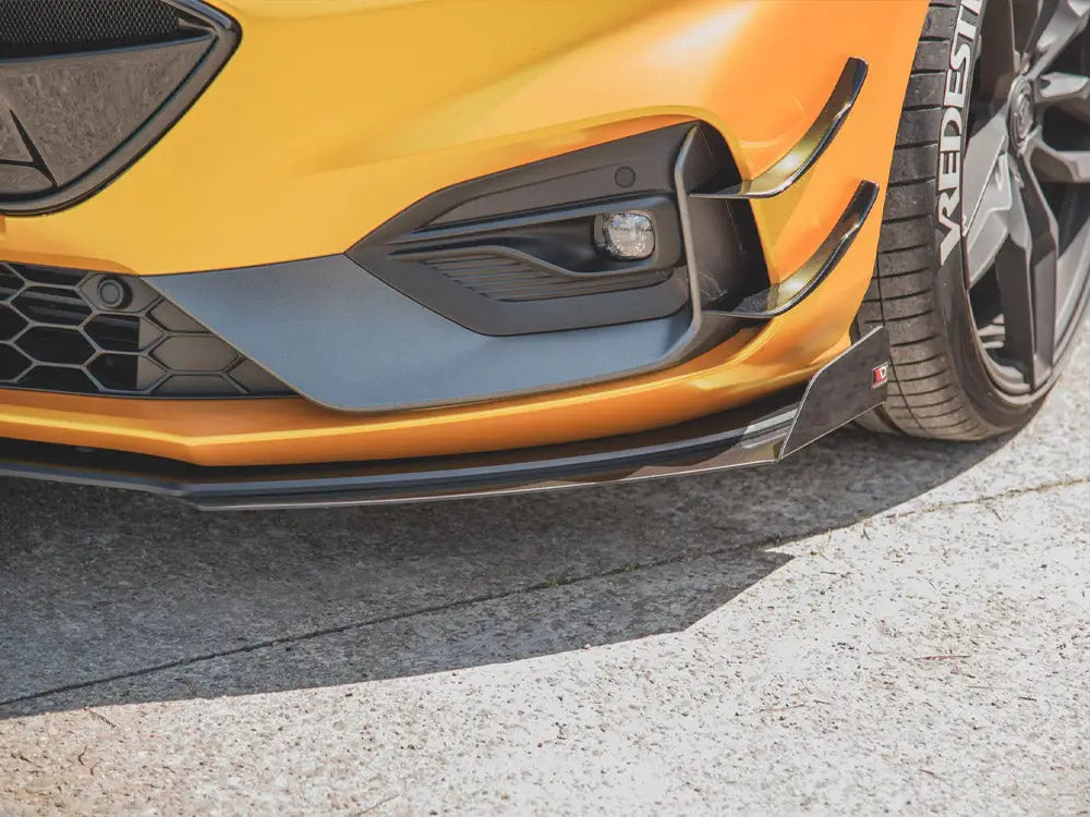 Maxton Design Front Splitter Flaps Ford Focus ST MK4 2019-