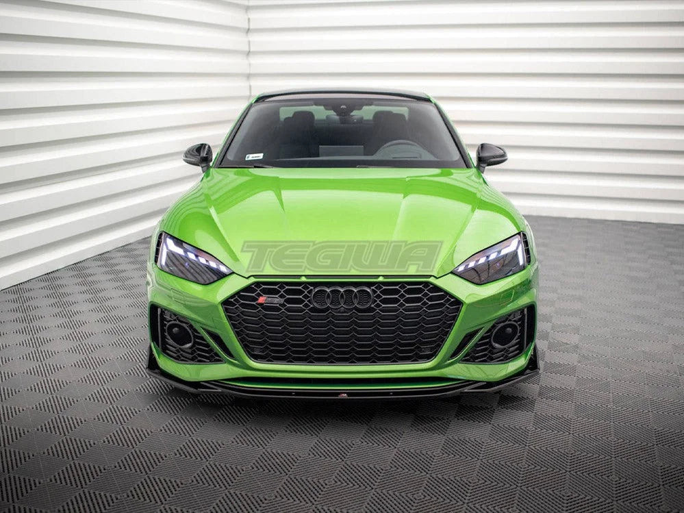 Maxton Design Front Splitter +flaps V.1 Audi RS5 F5 Facelift