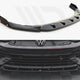 Maxton Design Front Splitter +flaps V.2 Volkswagen Golf R MK8 20-