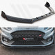 Maxton Design Front Splitter +flaps V.4 Ford Fiesta MK8 ST ST-Line 2017-