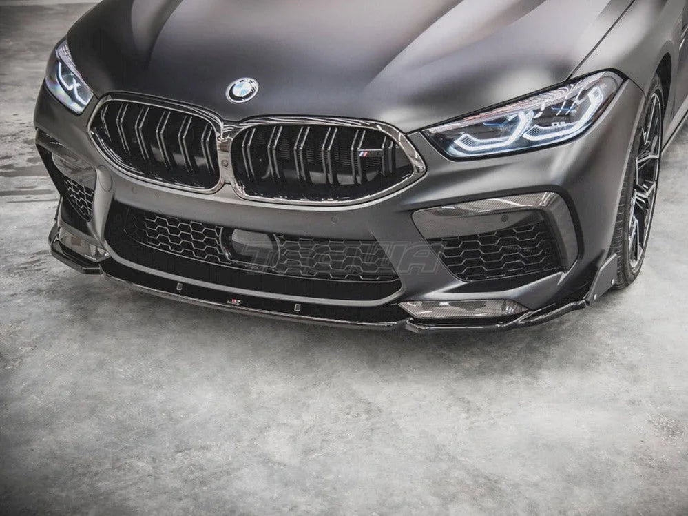 Maxton Design Front Splitter +flaps V1 BMW M8 GRAN Coupe F93 2019-