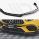 Maxton Design Front Splitter +flaps V3 Mercedes AMG A45 S 2019-