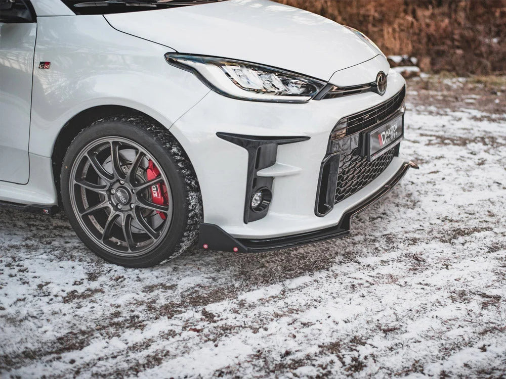 Maxton Design Front Splitter +flaps V3 Toyota GR Yaris MK4 2020-