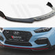 Maxton Design Front Splitter +flaps V6 Hyundai I30 N MK3 Hatchback fastback 01-20