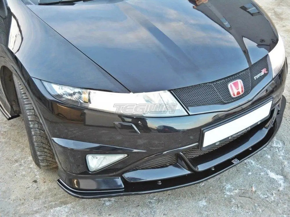 Maxton Design Front Splitter Honda Civic VIII Type R GP 07-10
