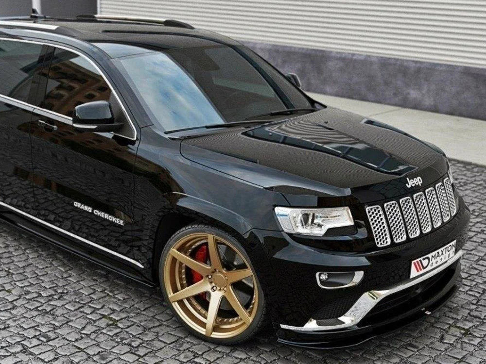 Maxton Design Front Splitter JEEP Grand Cherokee WK2 Summit Facelift 2014-