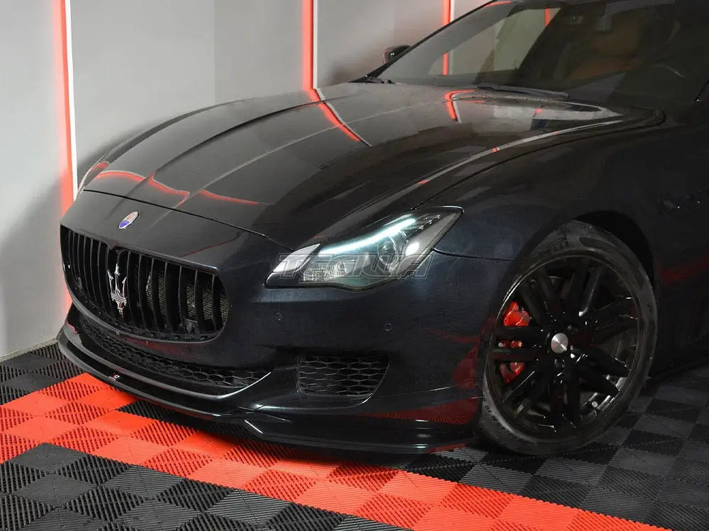 Maxton Design Front Splitter Maserati Quattroporte MK6 Pre-facelift 13-16