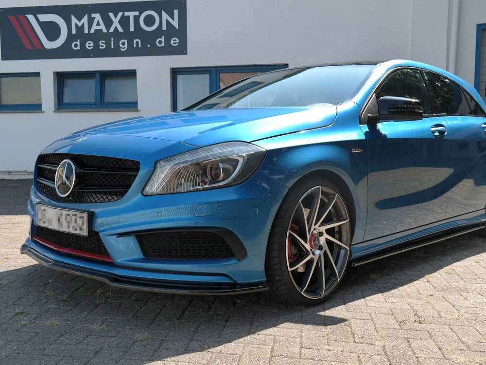 Maxton Design Front Splitter Mercedes A-class W176 Amg-line Pre-facelift 13-15