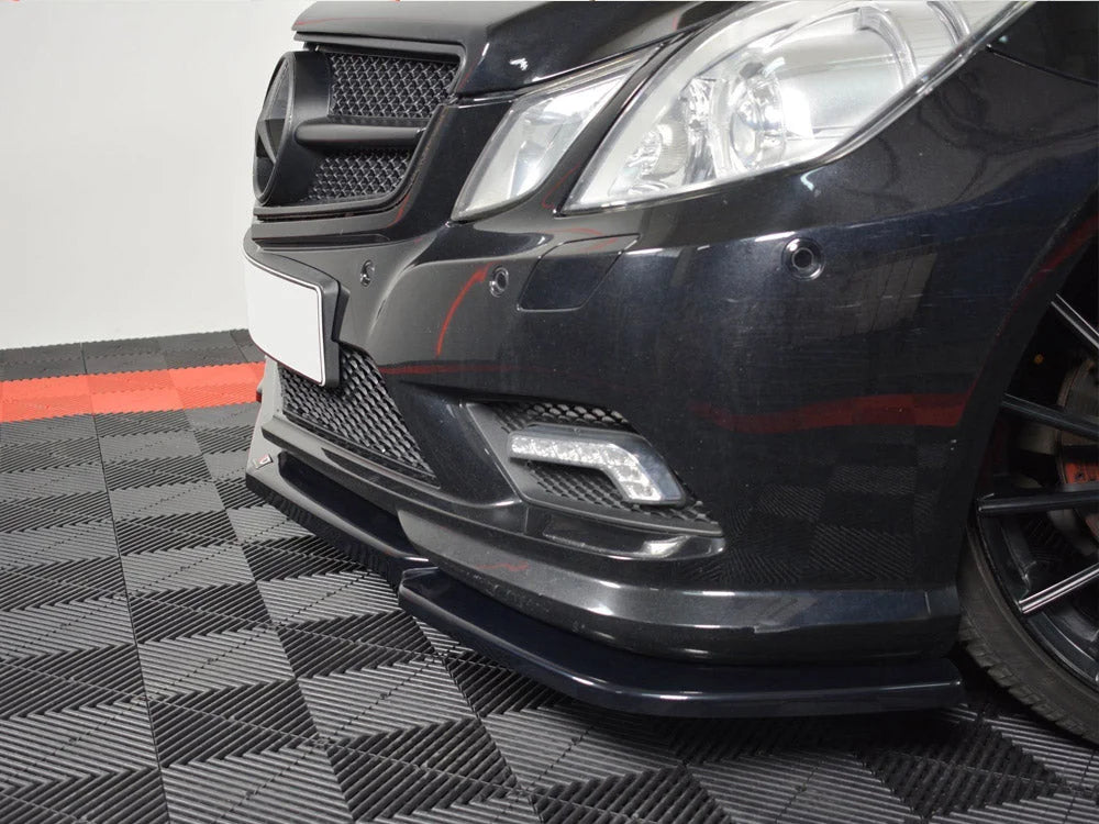 Maxton Design Front Splitter Mercedes-benz E-class W207 Coupe AMG Line 09-12