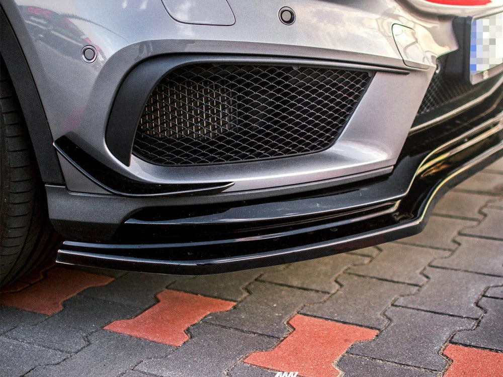 Maxton Design Front Splitter Mercedes-benz GLA 45 AMG SUV X156 Pre-facelift 14-17