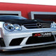 Maxton Design Front Splitter Mercedes CLK W209 For ME-CLK-209-BLACK-F1 Bumper
