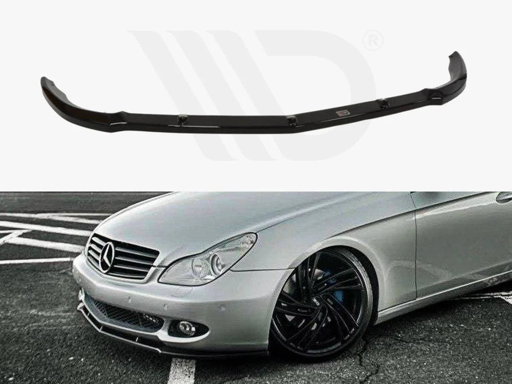 Maxton Design Front Splitter Mercedes CLS C219 Standard Bumper 09-08
