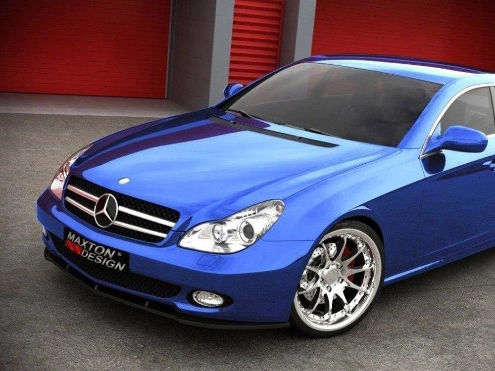 Maxton Design Front Splitter Mercedes CLS C219 Standard Bumper 09-08