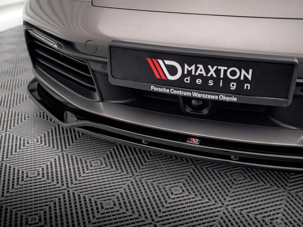 Maxton Design Front Splitter Porsche 911 Carrera 4S 992 2019-