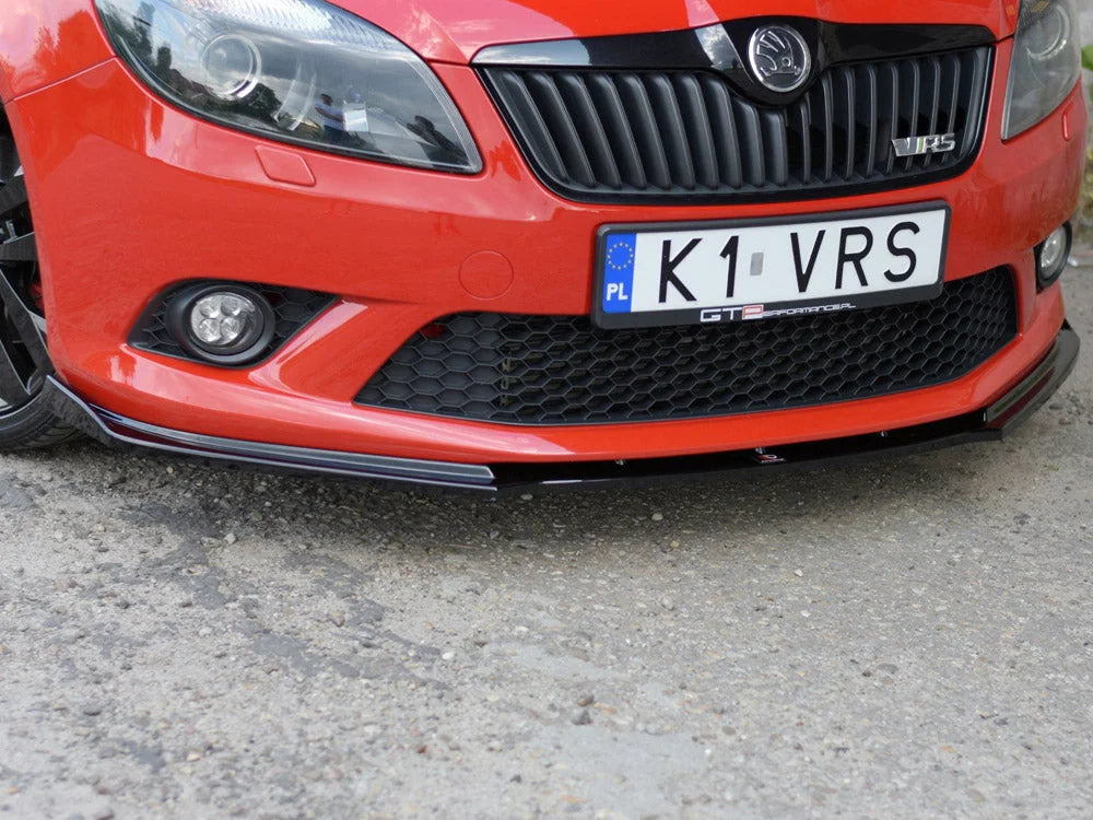Maxton Design Front Splitter Skoda Fabia II For RS