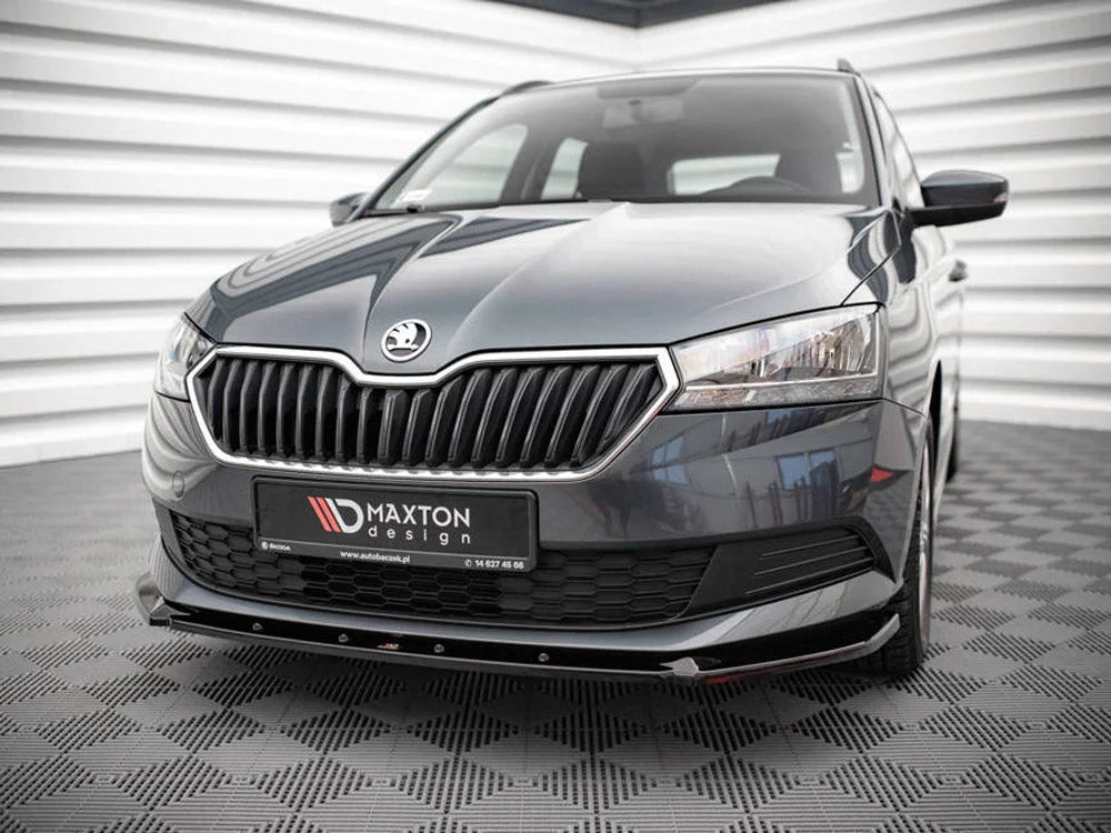 Maxton Design Front Splitter Skoda Fabia MK3 Facelift 2019-