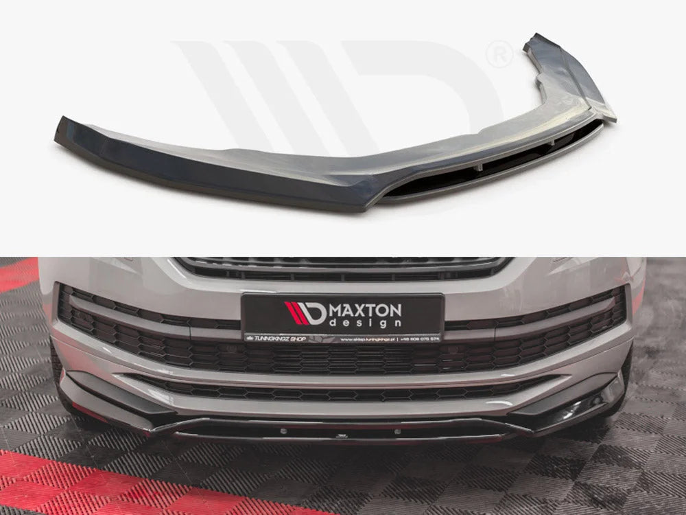 Maxton Design Front Splitter Skoda Kodiaq MK1 Sportline VRS 2017-