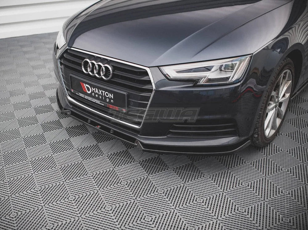 Maxton Design Front Splitter V.1 Audi A4 B9 01-19