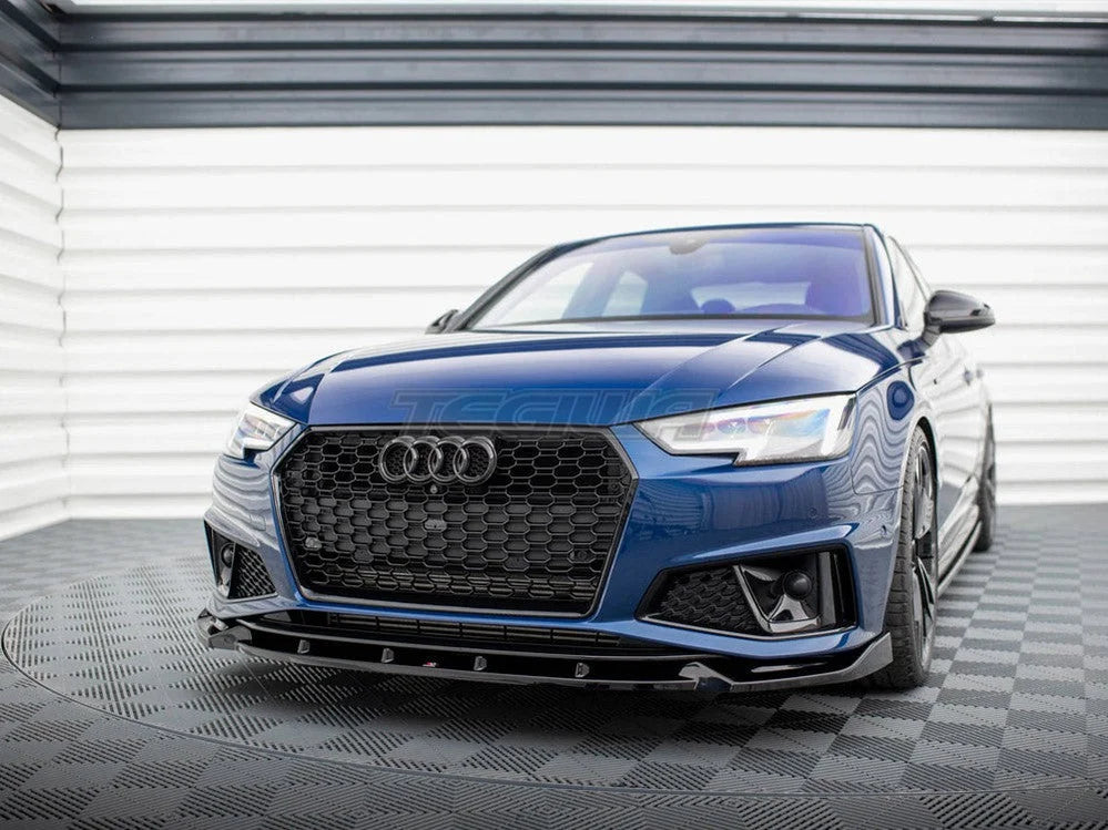 Maxton Design Front Splitter V.1 Audi A4 Competition B9