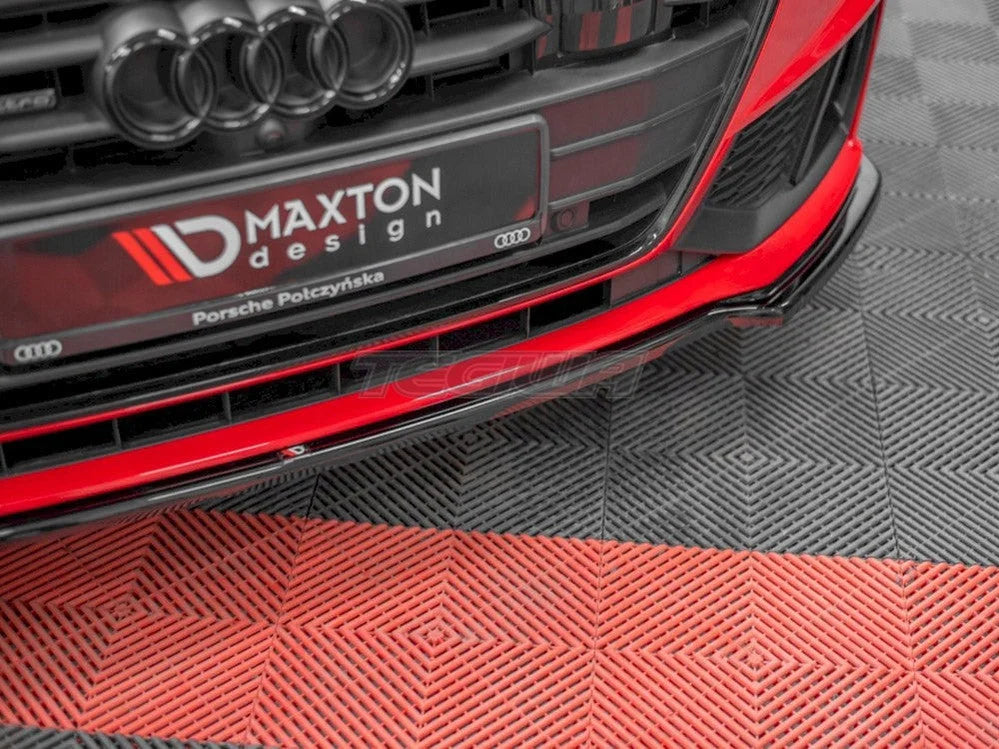 Maxton Design Front Splitter V.1 Audi A7 C8 S-line S7 C8 2017-