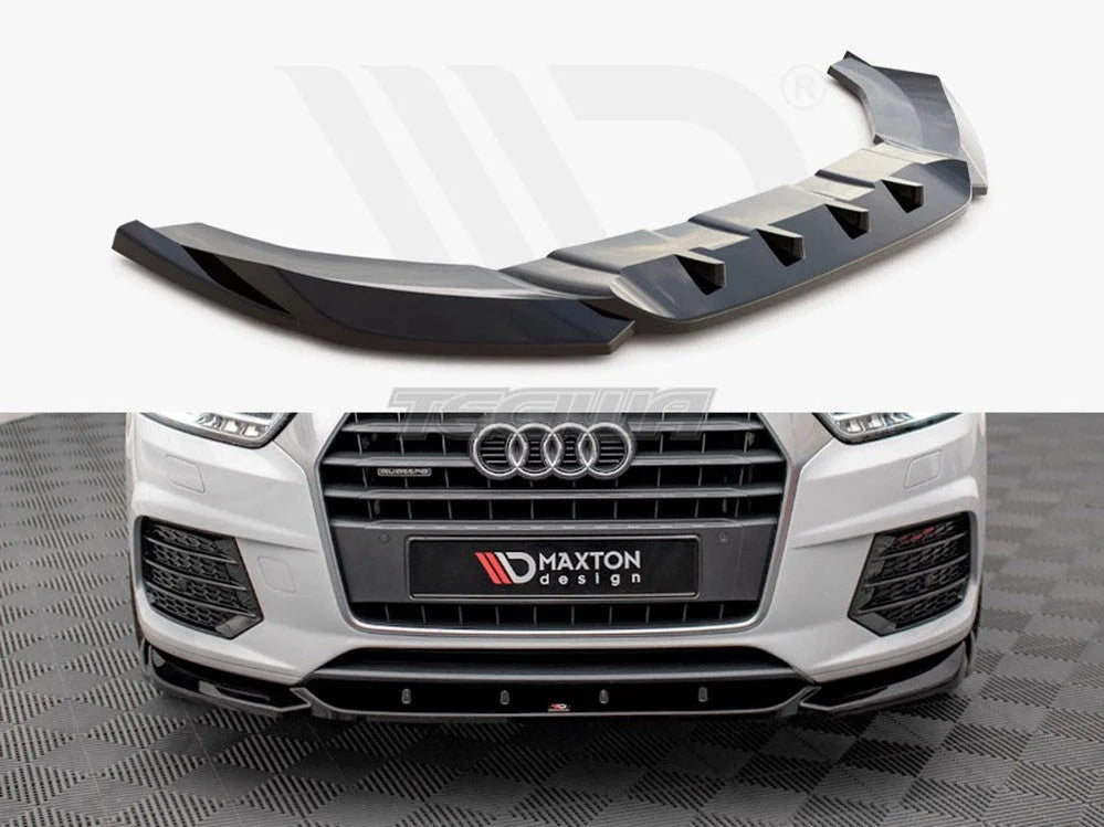 Maxton Design Front Splitter V.1 Audi Q3 8U Facelift 14-18