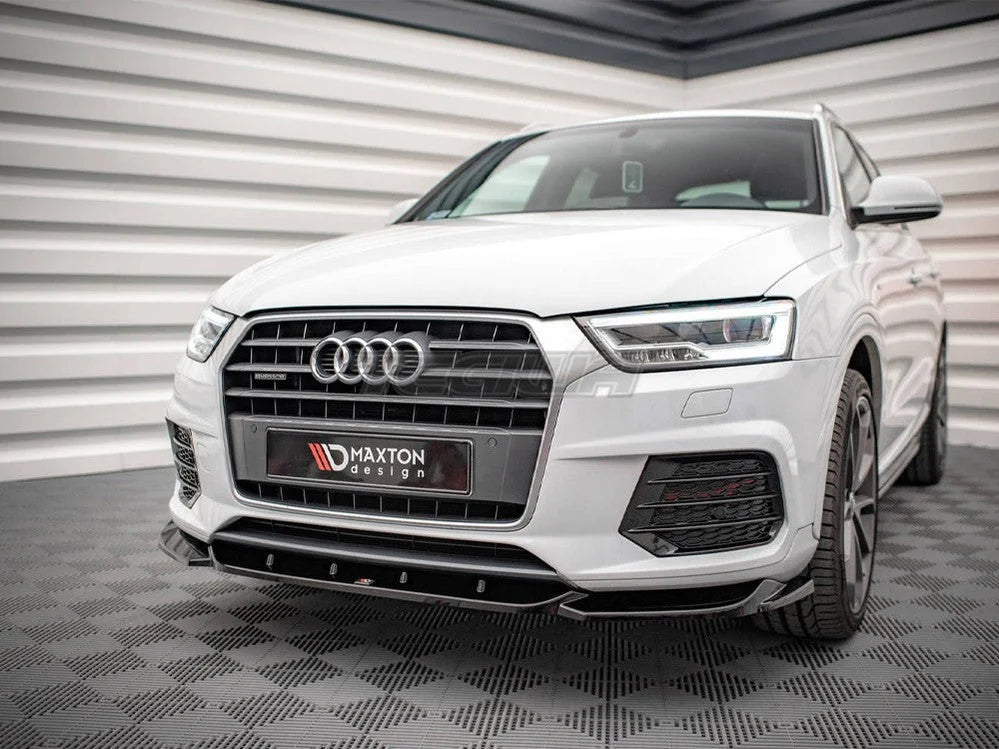 Maxton Design Front Splitter V.1 Audi Q3 8U Facelift 14-18