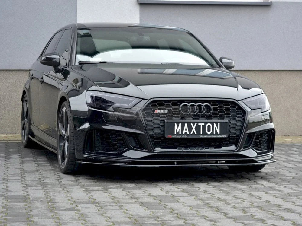 Maxton Design Front Splitter V.1 Audi RS3 8V Facelift Sportback 2017 - 20