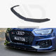 Maxton Design Front Splitter V.1 Audi RS4 B9 17-19