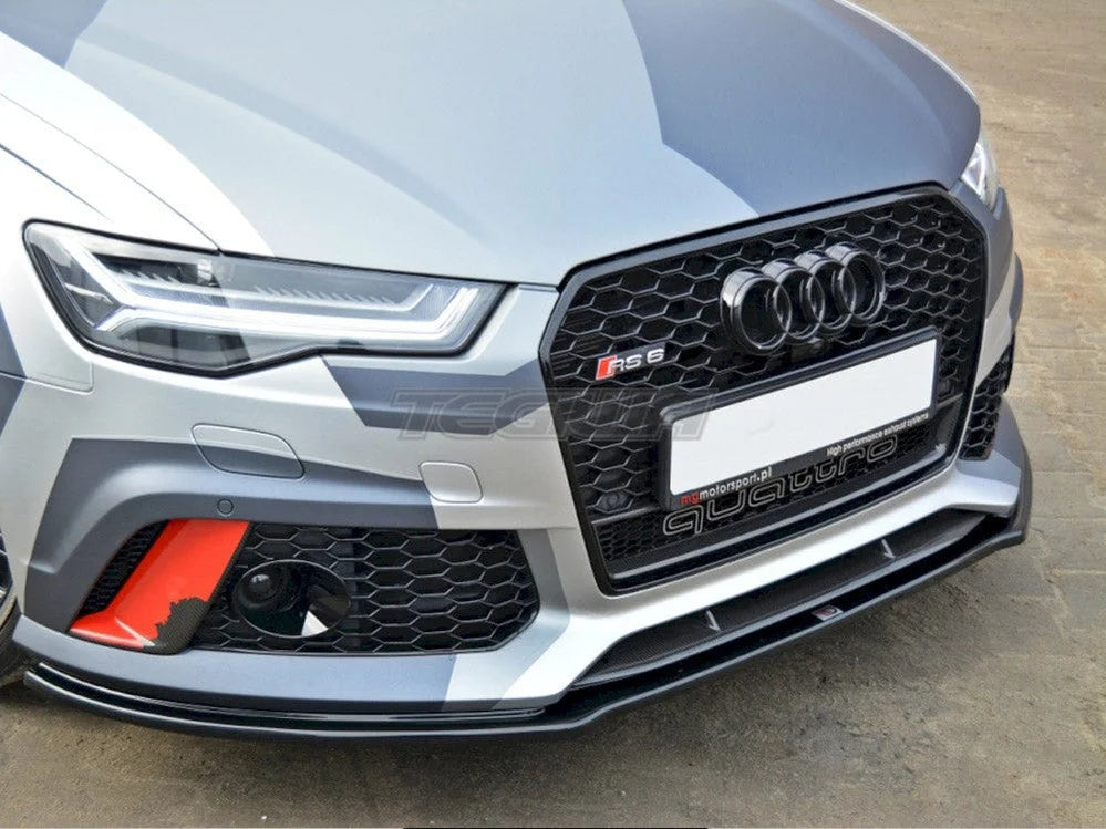 Maxton Design Front Splitter V.1 Audi RS6 C7 2013-UP