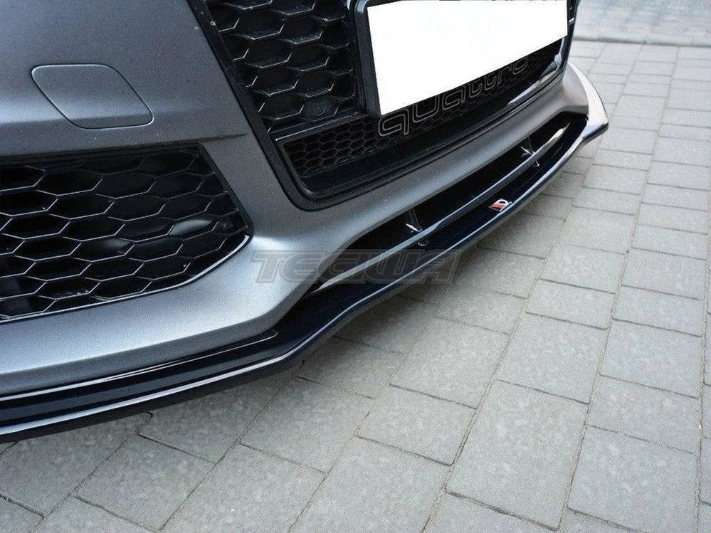 Maxton Design Front Splitter V.1 Audi RS7 C7 Facelift 14-17
