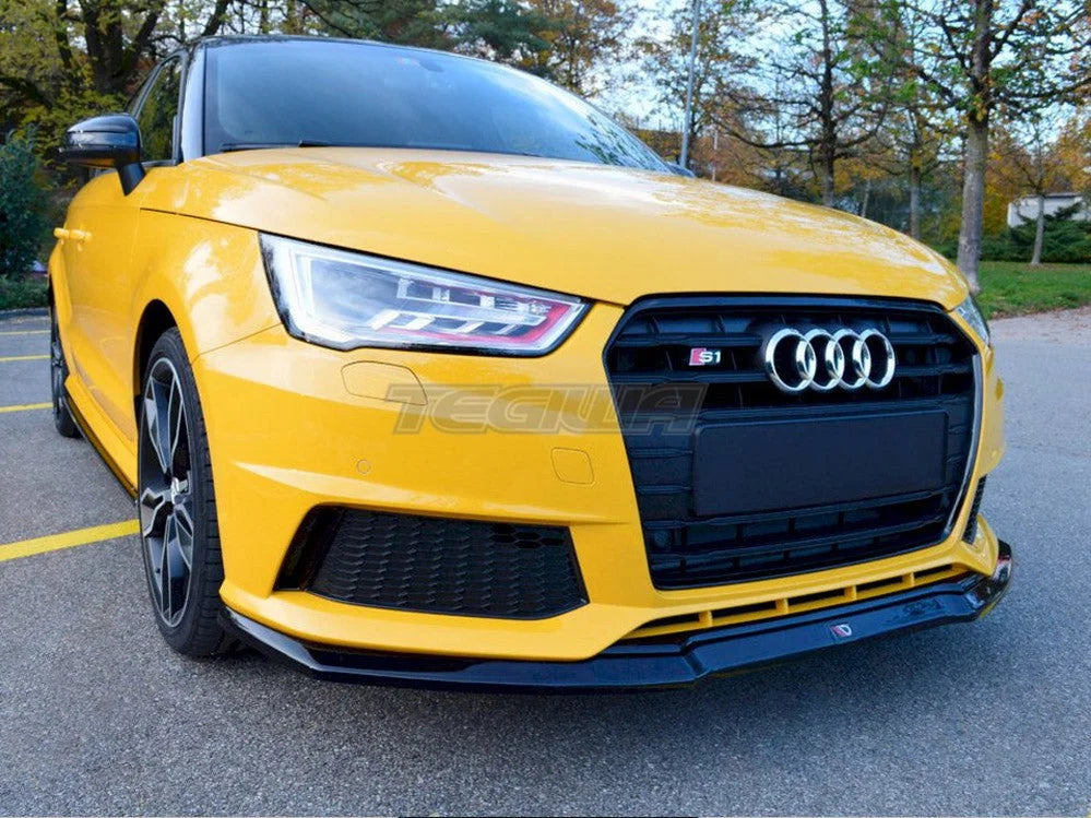Maxton Design Front Splitter V.1 Audi S1 MK1 14-18