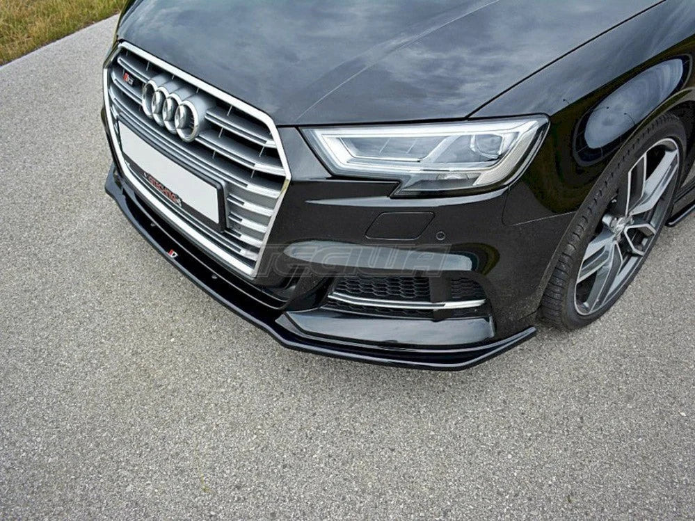 Maxton Design Front Splitter V.1 Audi S3 A3 S-line 8V Facelift Sedan 16-20