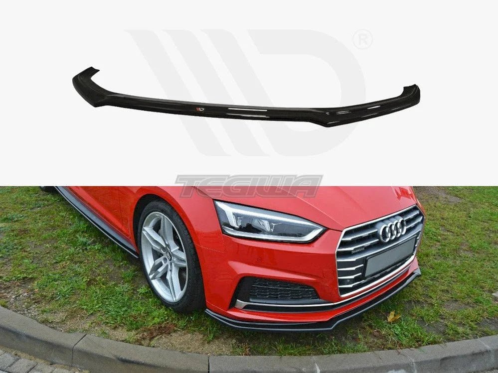 Maxton Design Front Splitter V.1 Audi S5 A5 S-line F5 Coupe Sportback 2016-
