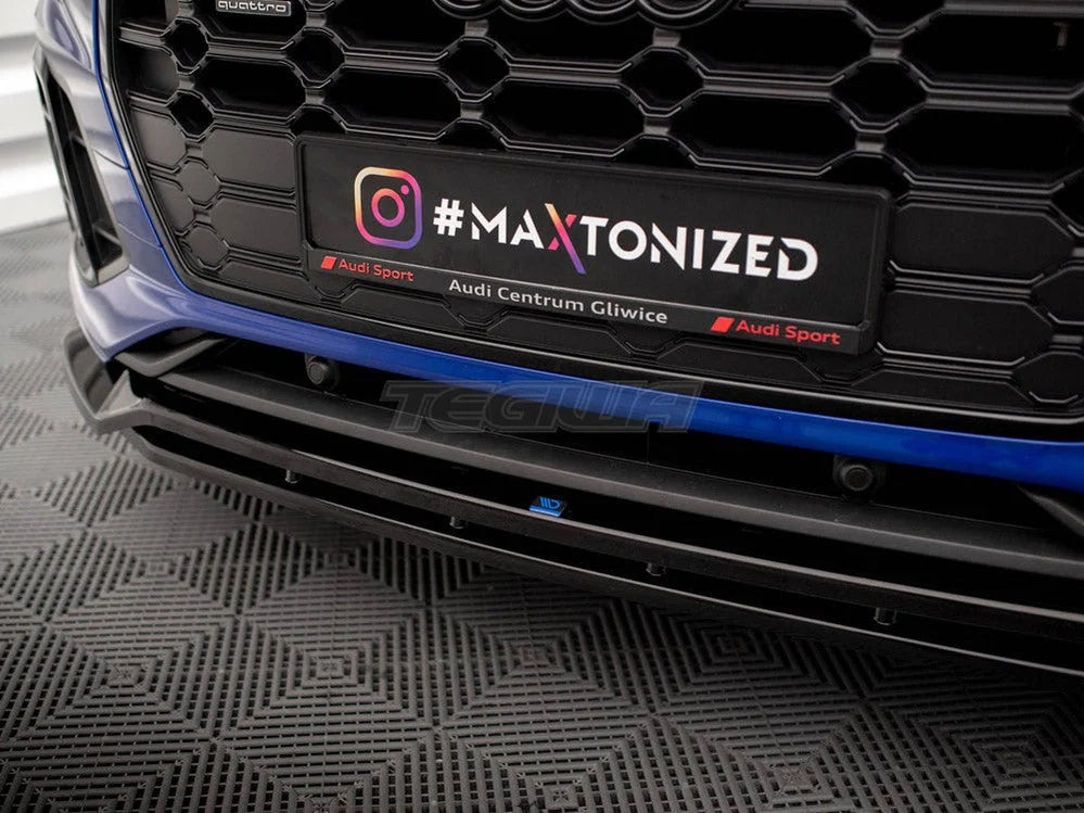 Maxton Design Front Splitter V.1 Audi SQ5 Q5 S-Line SUV Sportback Mk2 Facelift