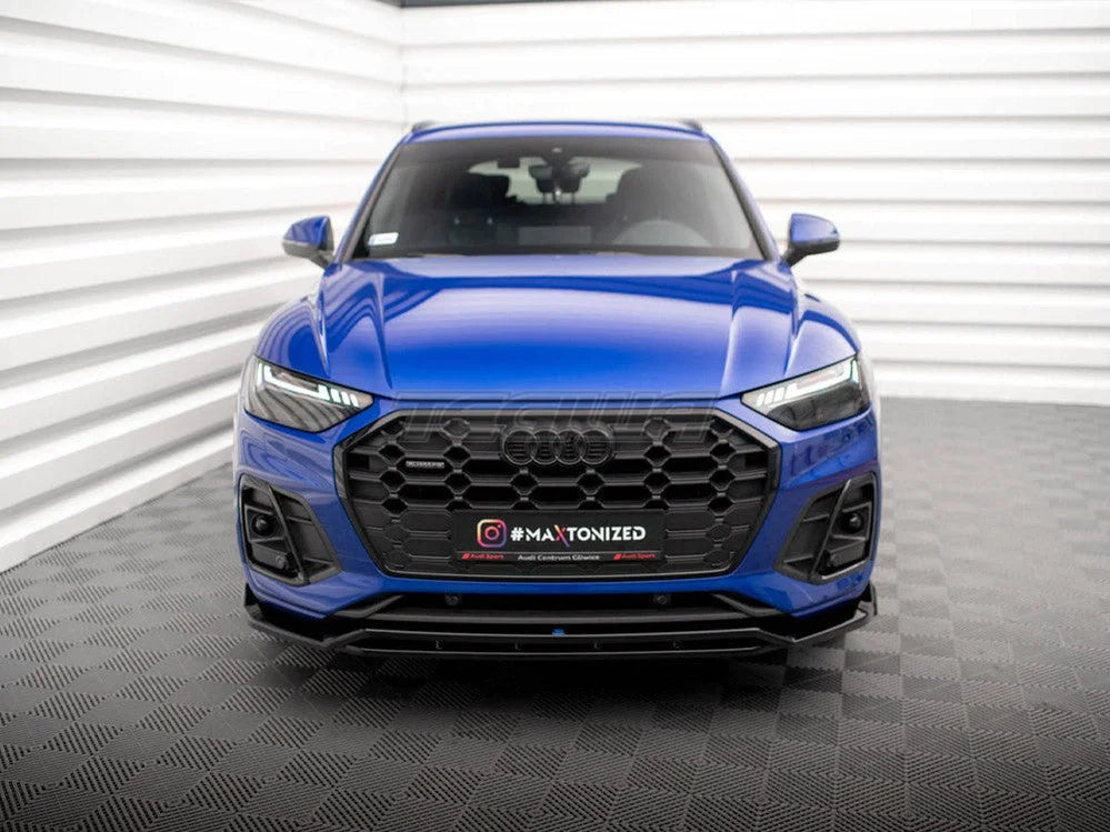 Maxton Design Front Splitter V.1 Audi SQ5 Q5 S-Line SUV Sportback Mk2 Facelift
