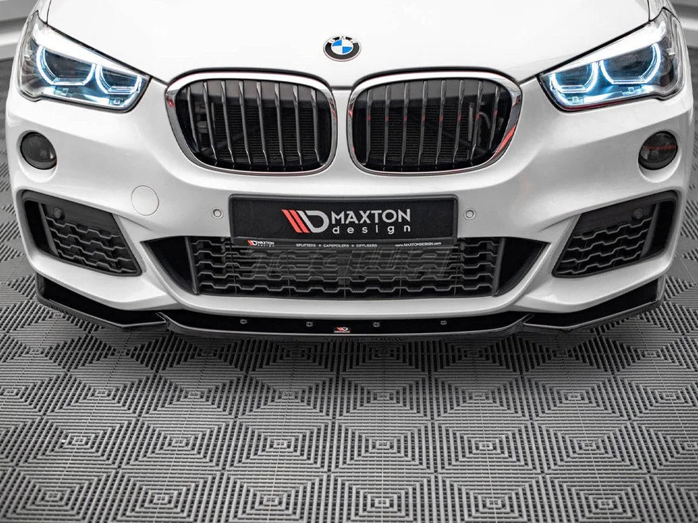 Maxton Design Front Splitter V.1 BMW X1 M-pack F48 15-19