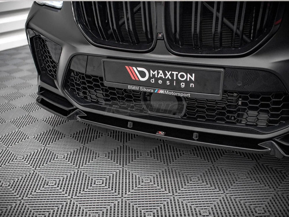 Maxton Design Front Splitter V.1 BMW X5M F95 2018-