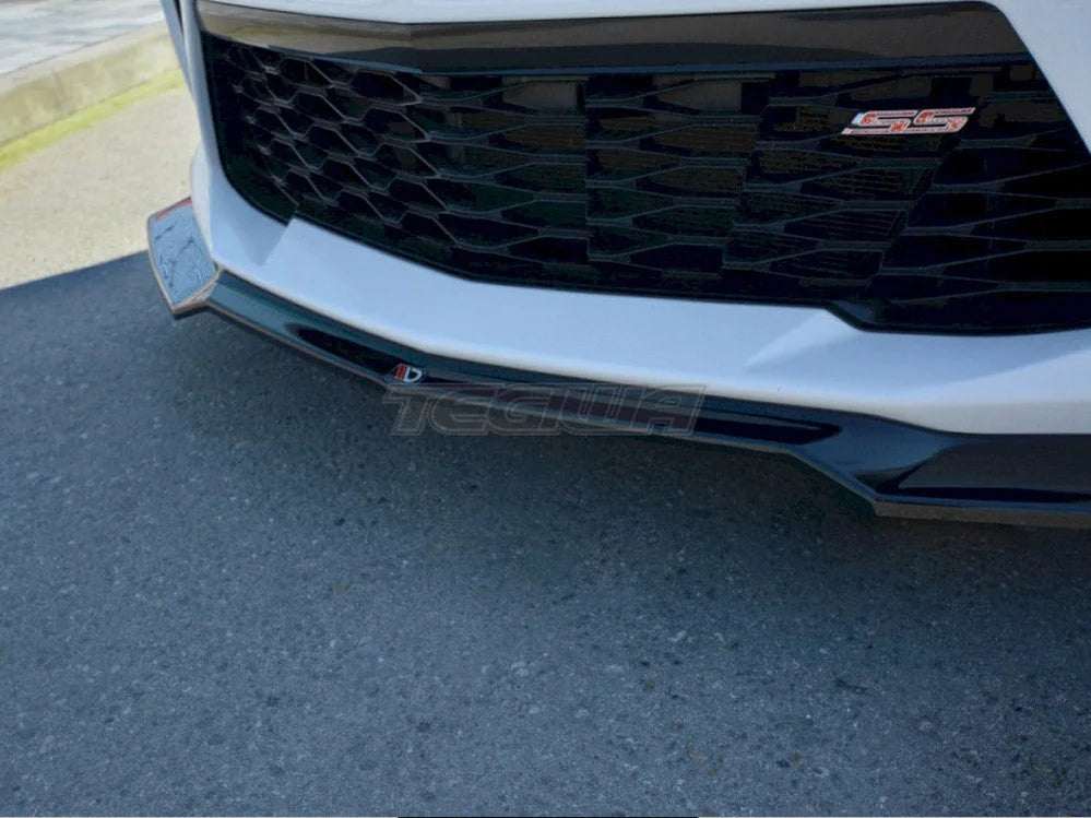 Maxton Design Front Splitter V.1 Chevrolet Camaro 6TH-GEN. Phase-i 2SS Coupe 2016-18