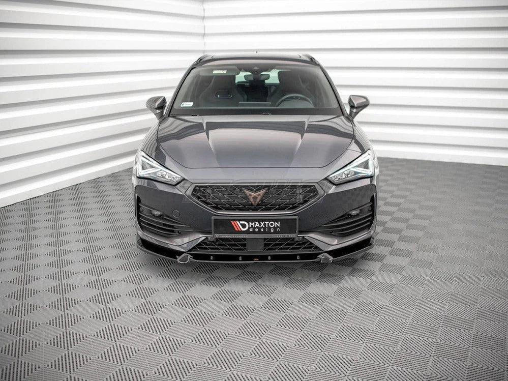 Maxton Design Front Splitter V.1 Cupra Leon 2020-
