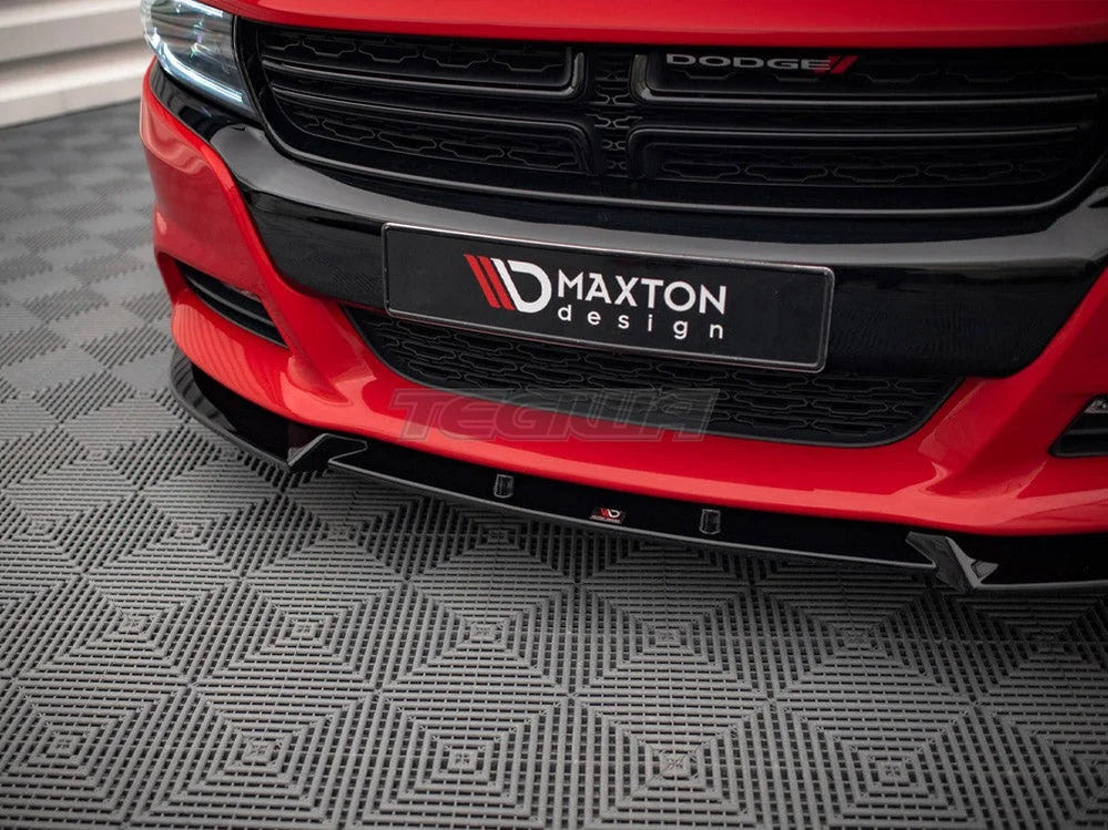 Maxton Design Front Splitter V.1 Dodge Charger RT MK7 Facelift 2014-