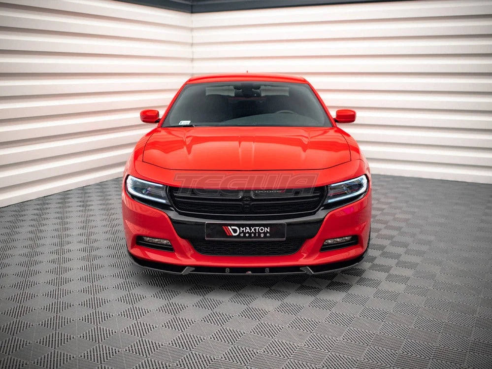 Maxton Design Front Splitter V.1 Dodge Charger RT MK7 Facelift 2014-